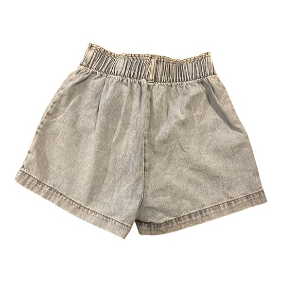 BDG High Waist Gray Denim Shorts - Picture 2 of 3
